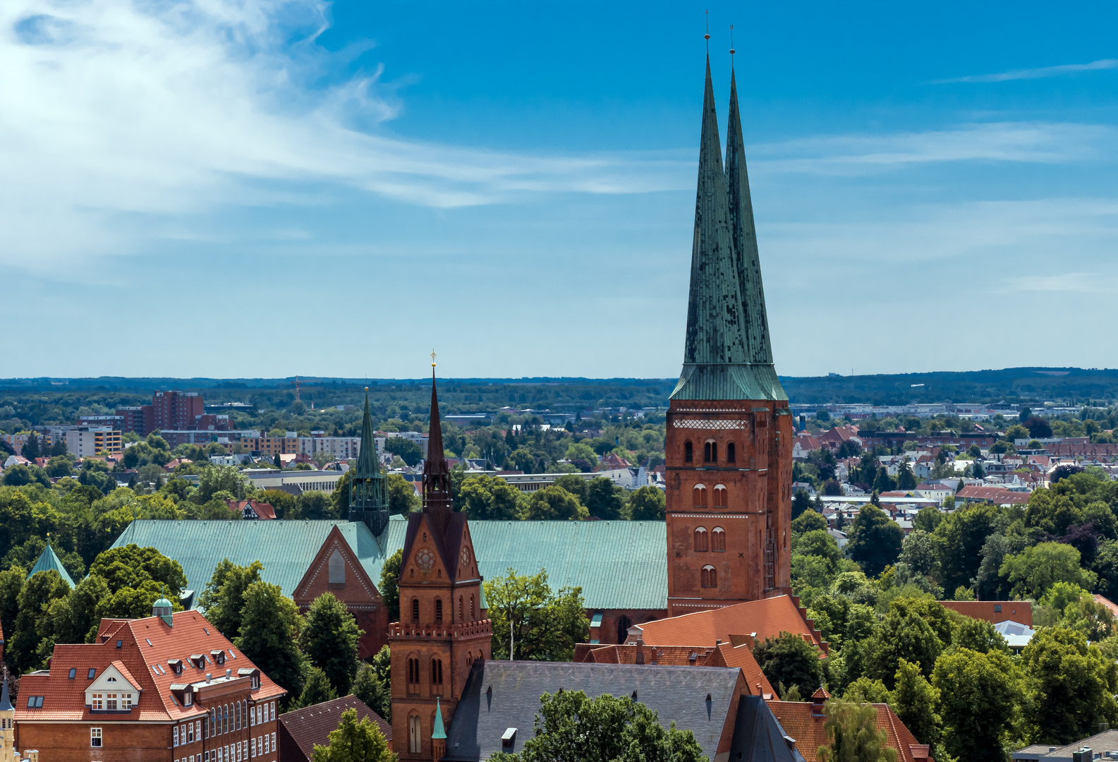 Blick auf den Lübecker Dom