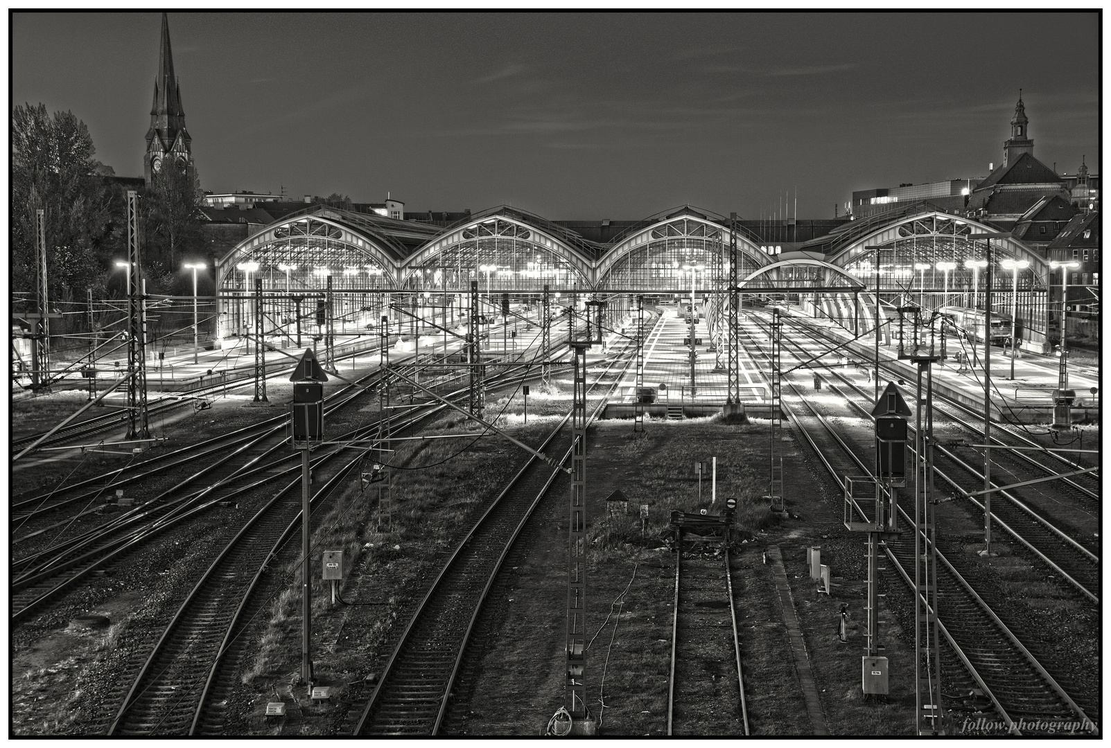 Blick auf den Lübecker Hauptbahnhof