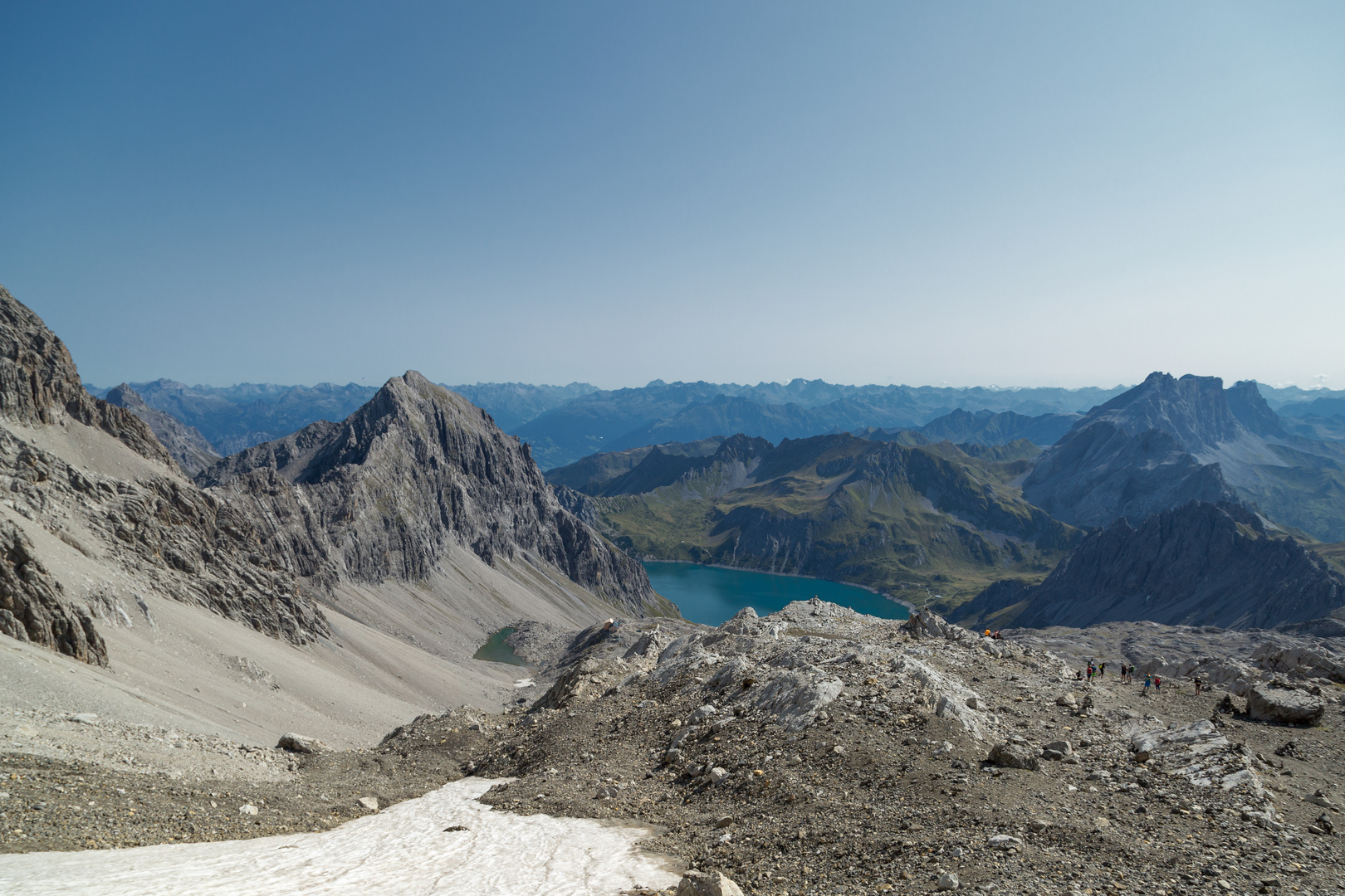 Blick auf den Lünersee..