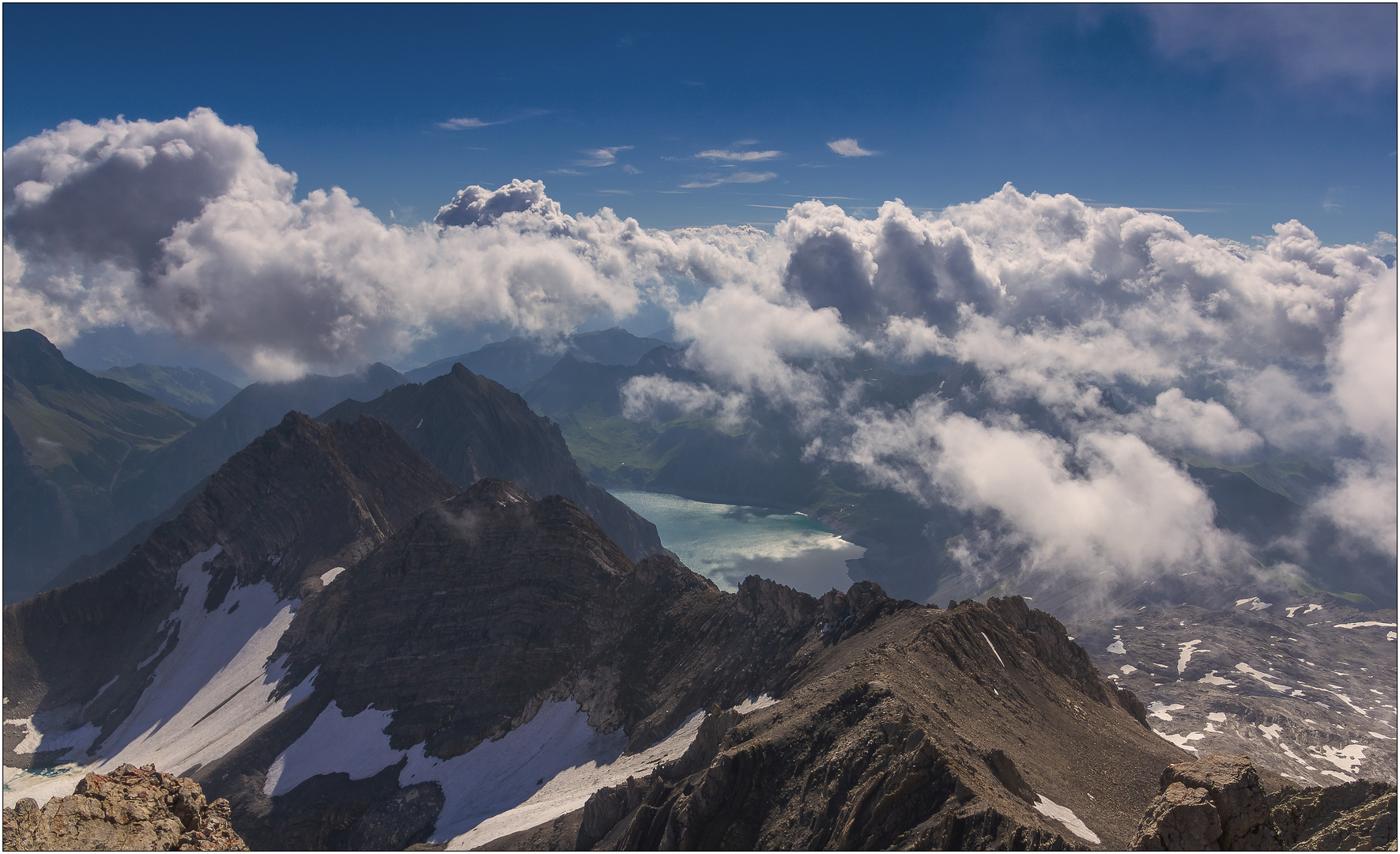 Blick auf den Lünersee