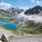 Blick auf den Lünersee im Vorarlberg…