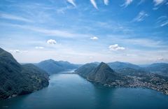 Blick auf den Luganersee...