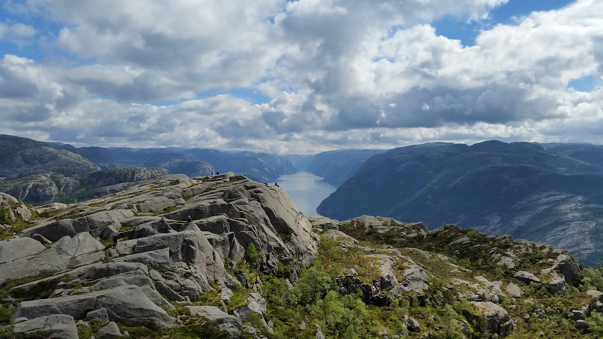 Blick auf den Lysefjord