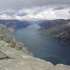 Blick auf den Lysefjord