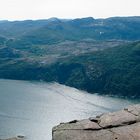 Blick auf den Lysefjord vom Preikestolen