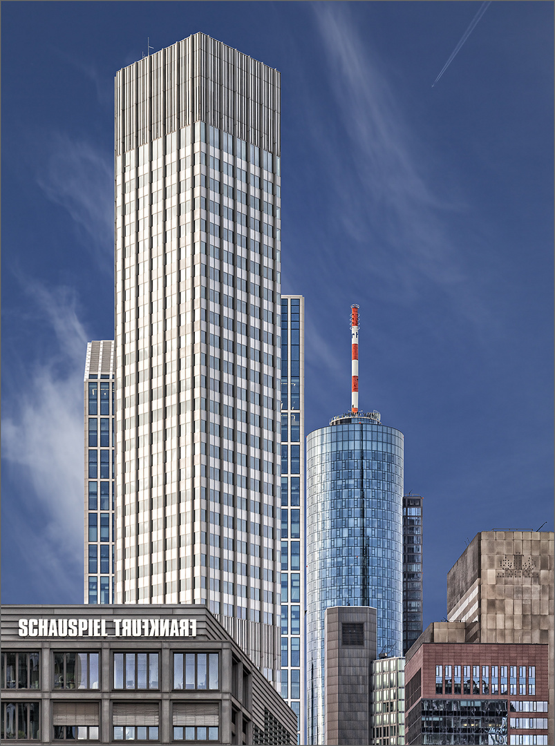 Blick auf den Main Tower Foto Bild architektur Blick auf den Main Tower Foto Bild architektur