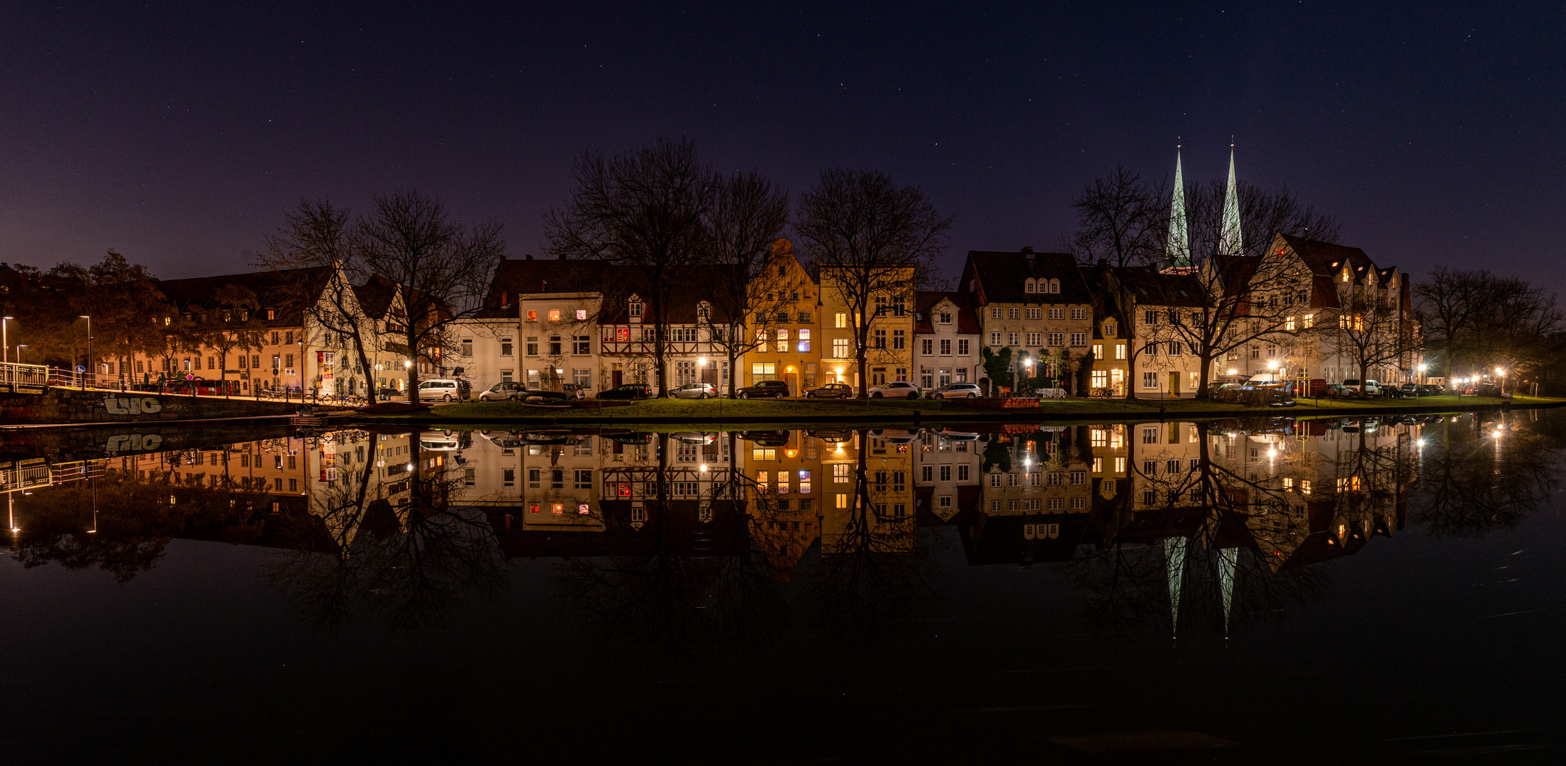 Blick auf den Malerwinkel, Lübeck