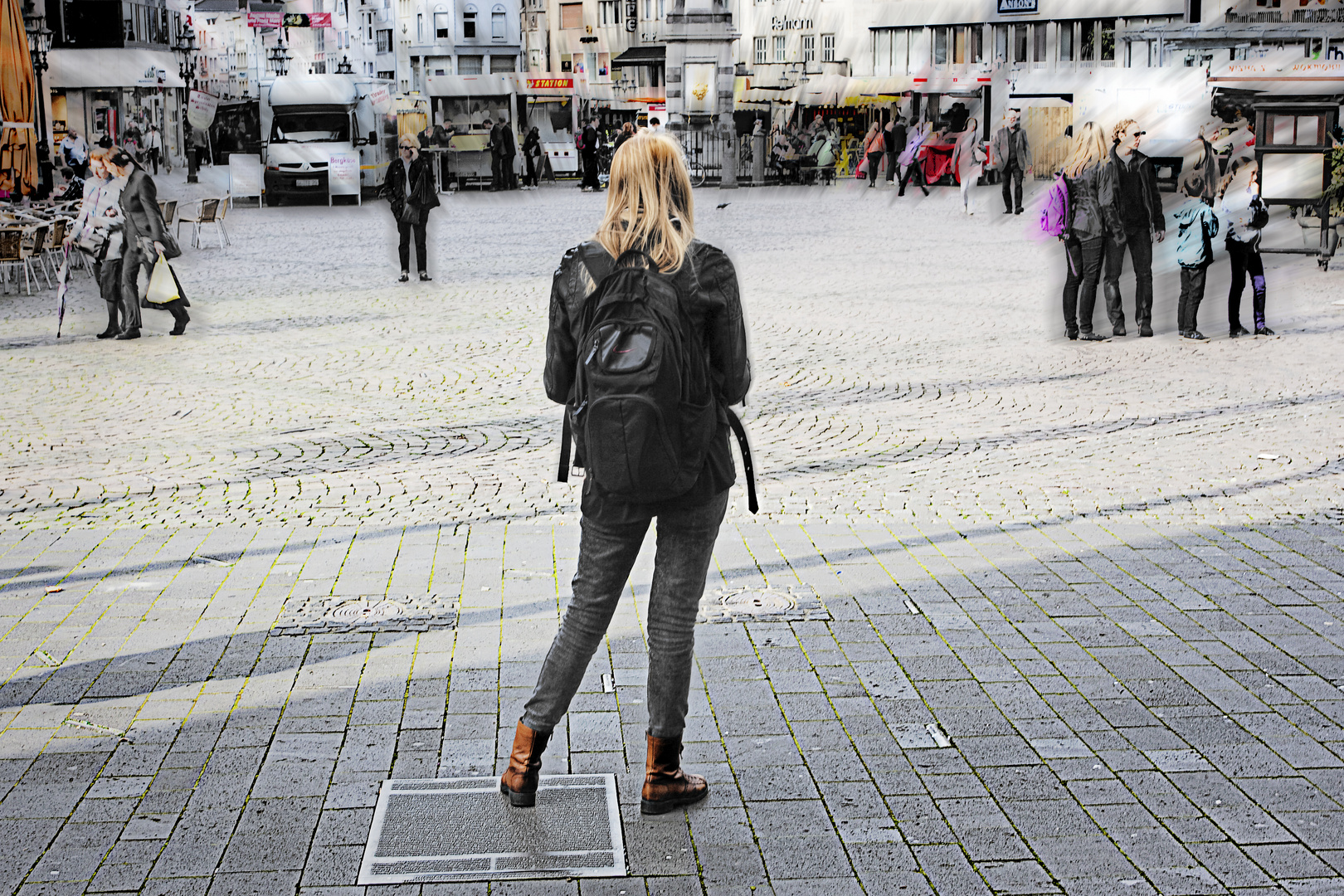 Blick auf den Markt