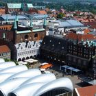 Blick auf den Markt in Lübeck