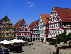 Blick auf den Marktplatz