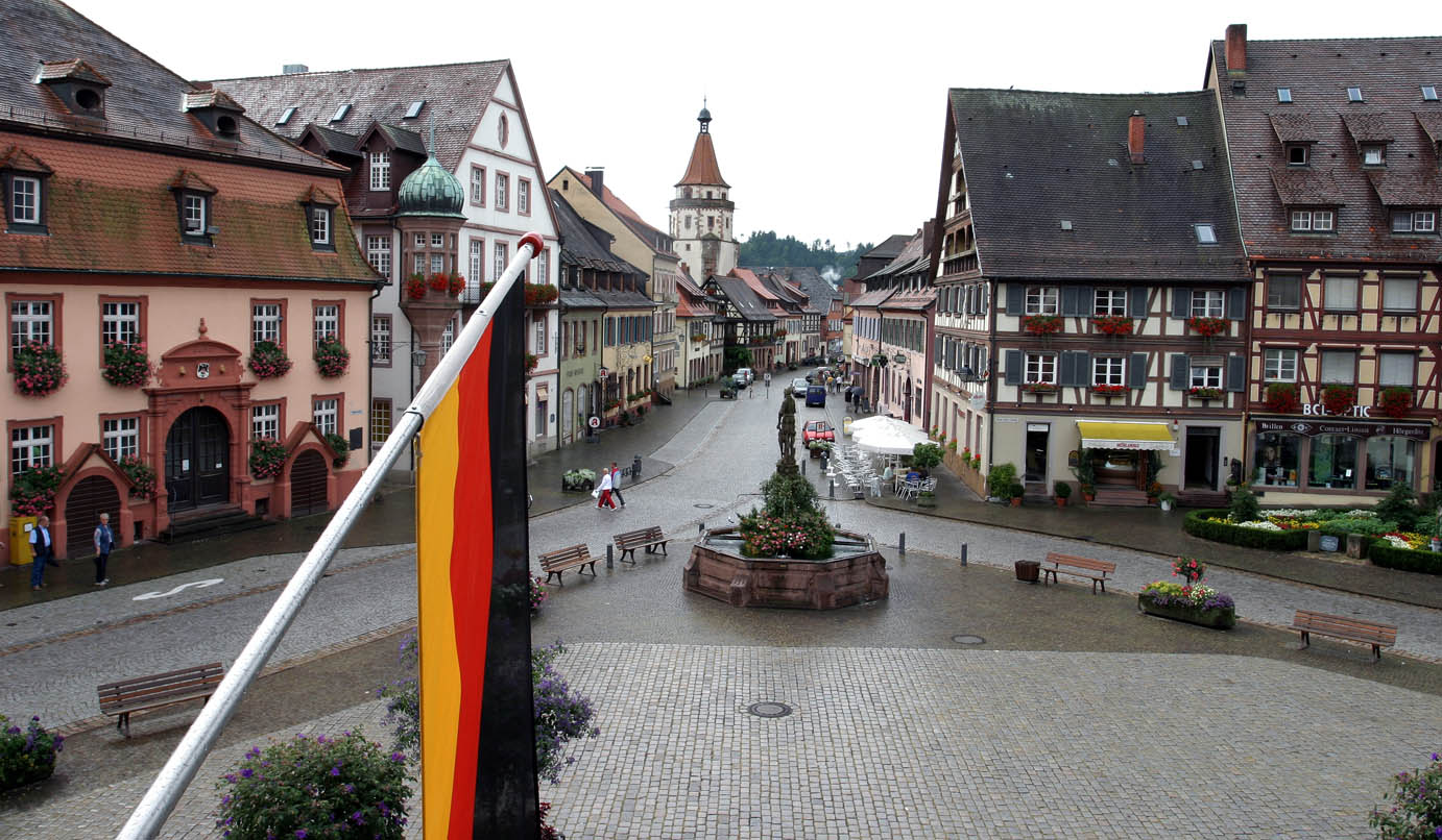 Blick auf den Marktplatz