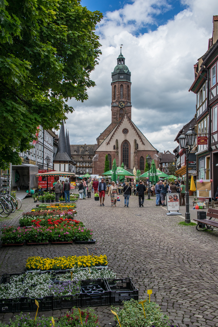 Blick auf den Marktplatz - Einbeck/Nds.