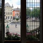 Blick auf den Marktplatz in Aachen