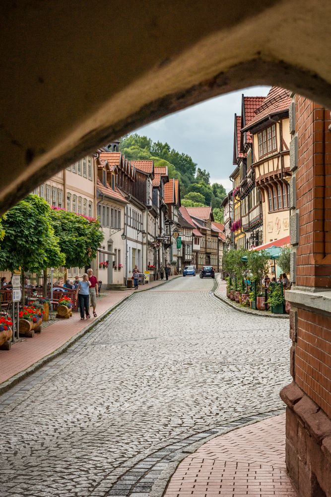 Blick auf den Marktplatz - Stolberg/Südharz