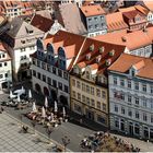 Blick auf den Marktplatz von Naumburg (Saale)