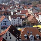 Blick auf den Marktplatz von Waren/Müritz