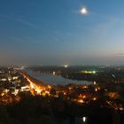 Blick auf den Maschsee bei Nacht