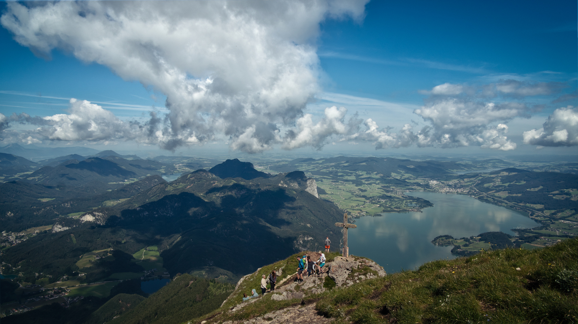 Blick auf den Mondsee