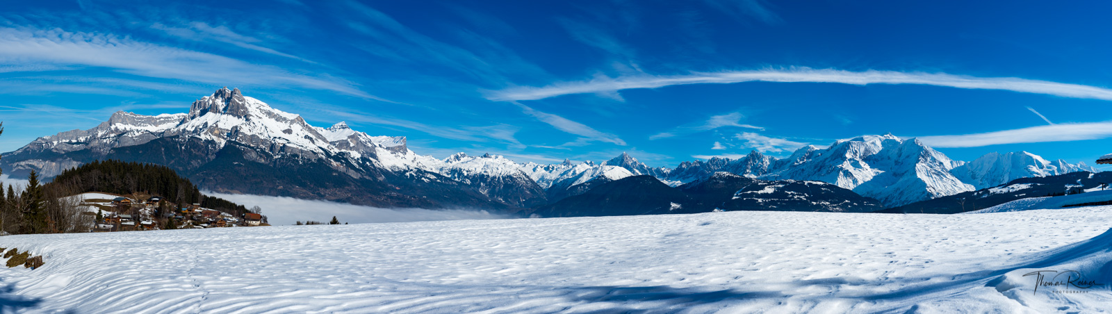 Blick auf den Mont Blanc 