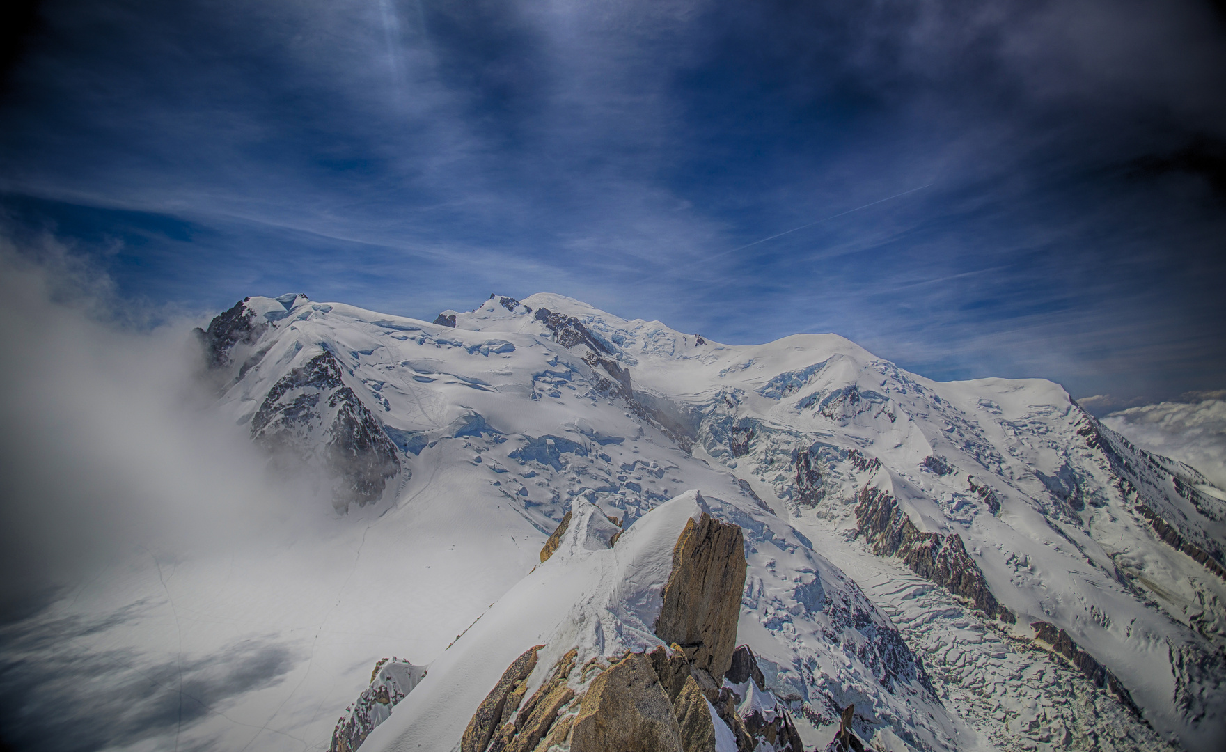 Blick auf den Mont Blanc