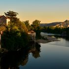 Blick auf den Mont Sampzon/Ardeche