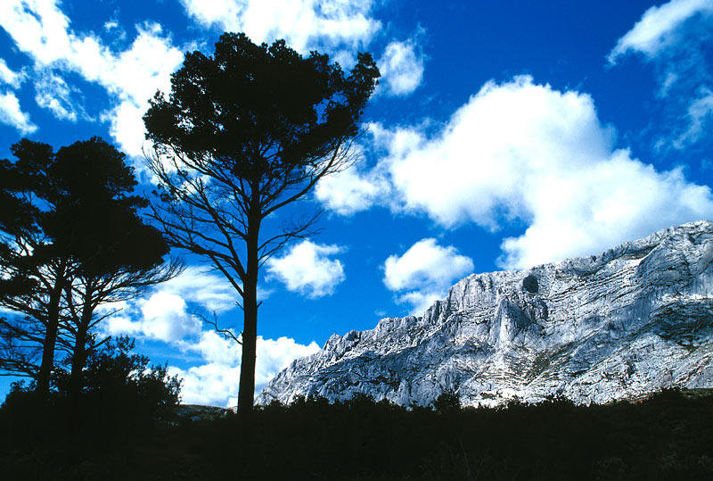 Blick auf den Mont Ventoux, Provence