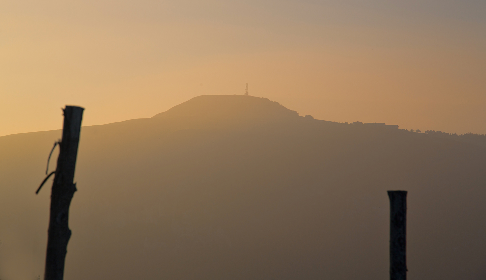 Blick auf den Monte Petrano - vom Monte Catria aus