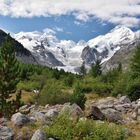 Blick auf den Morteratschgletscher