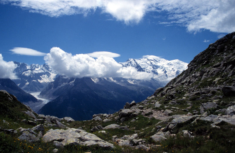 Blick auf den Mt. Blanc