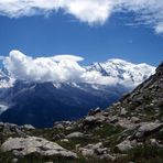 Blick auf den Mt. Blanc