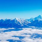 Blick auf den Mt. Everest 8850 m und Lhotse 8516 m