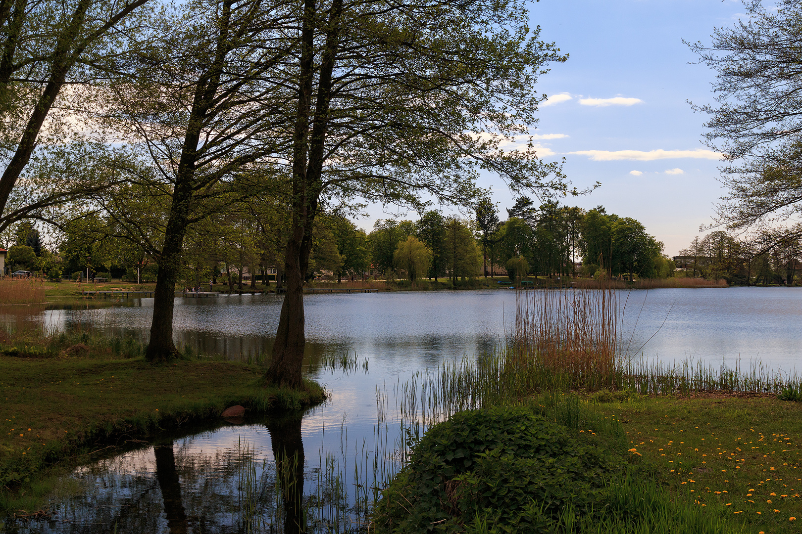 Blick auf den Mühlensee in Liebenwalde Foto & Bild landschaft, bach