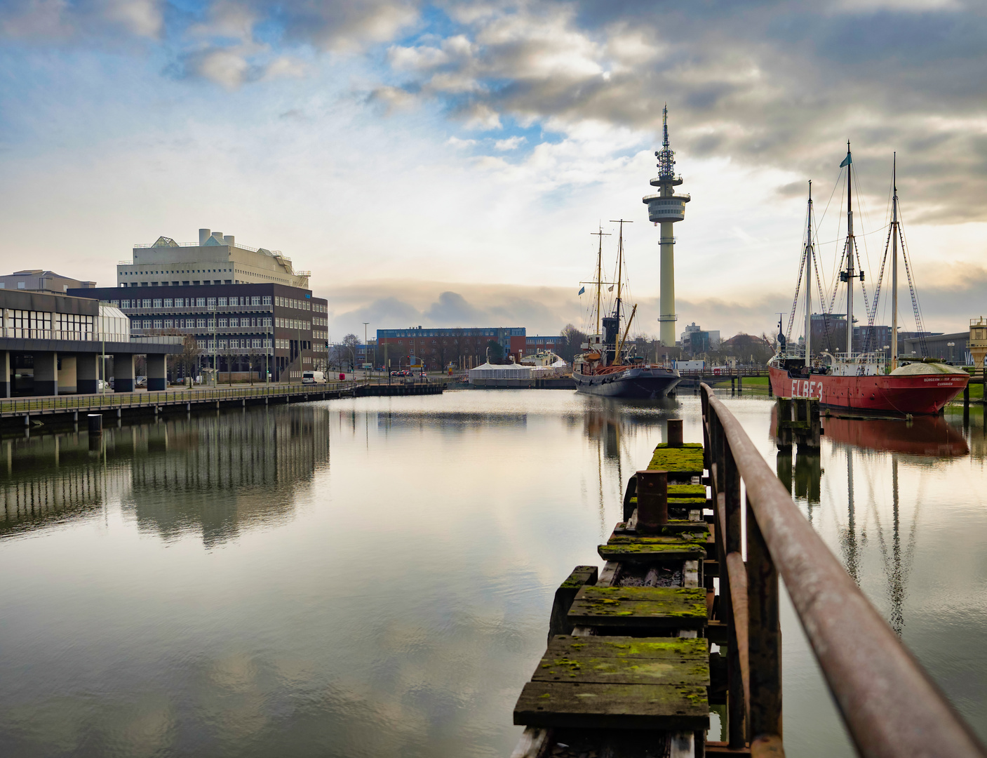 Blick auf den Museumshafen