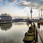 Blick auf den Museumshafen