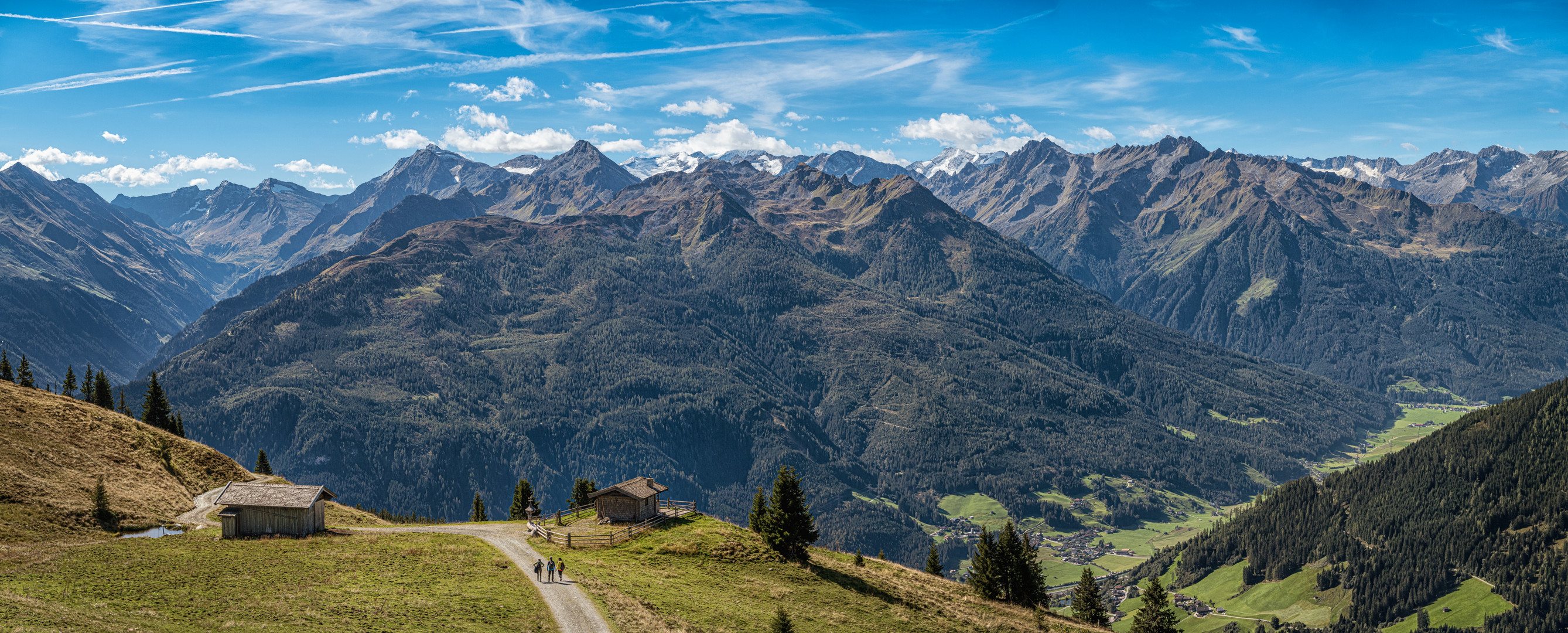 Blick auf den Nationalpark Hohe Tauern