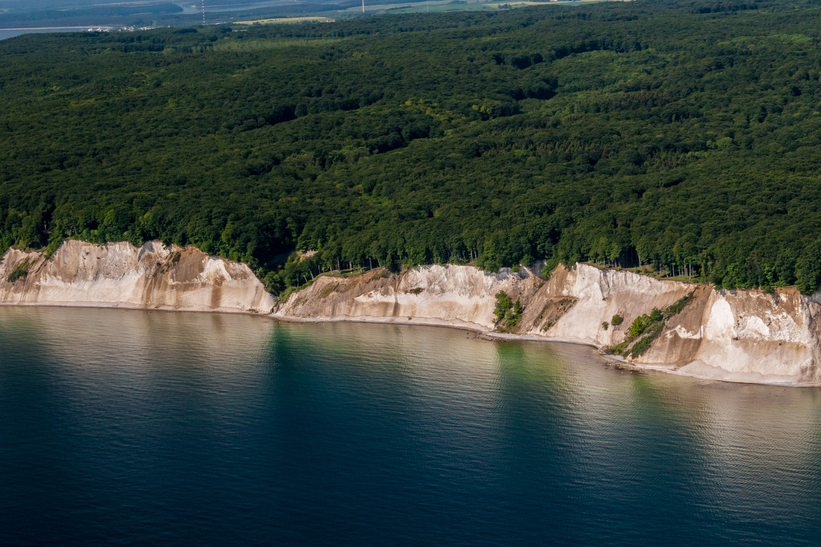 Blick auf den Nationalpark Jasmund und die Kreideküste