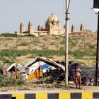 Blick auf den Neuen Palast von Jodhpur