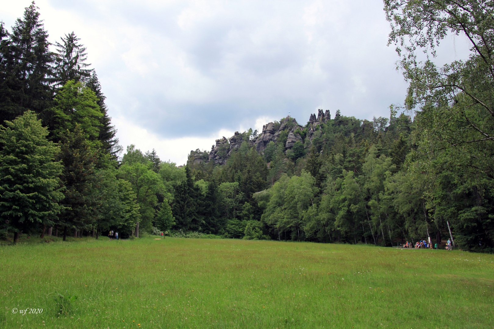 Blick auf den Nonnenfelsen