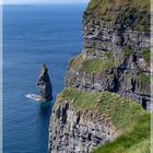 Blick auf den O’Brien’s Tower am höchsten Punkt der Cliffs von Moher