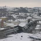 Blick auf den Ölberg im Winter