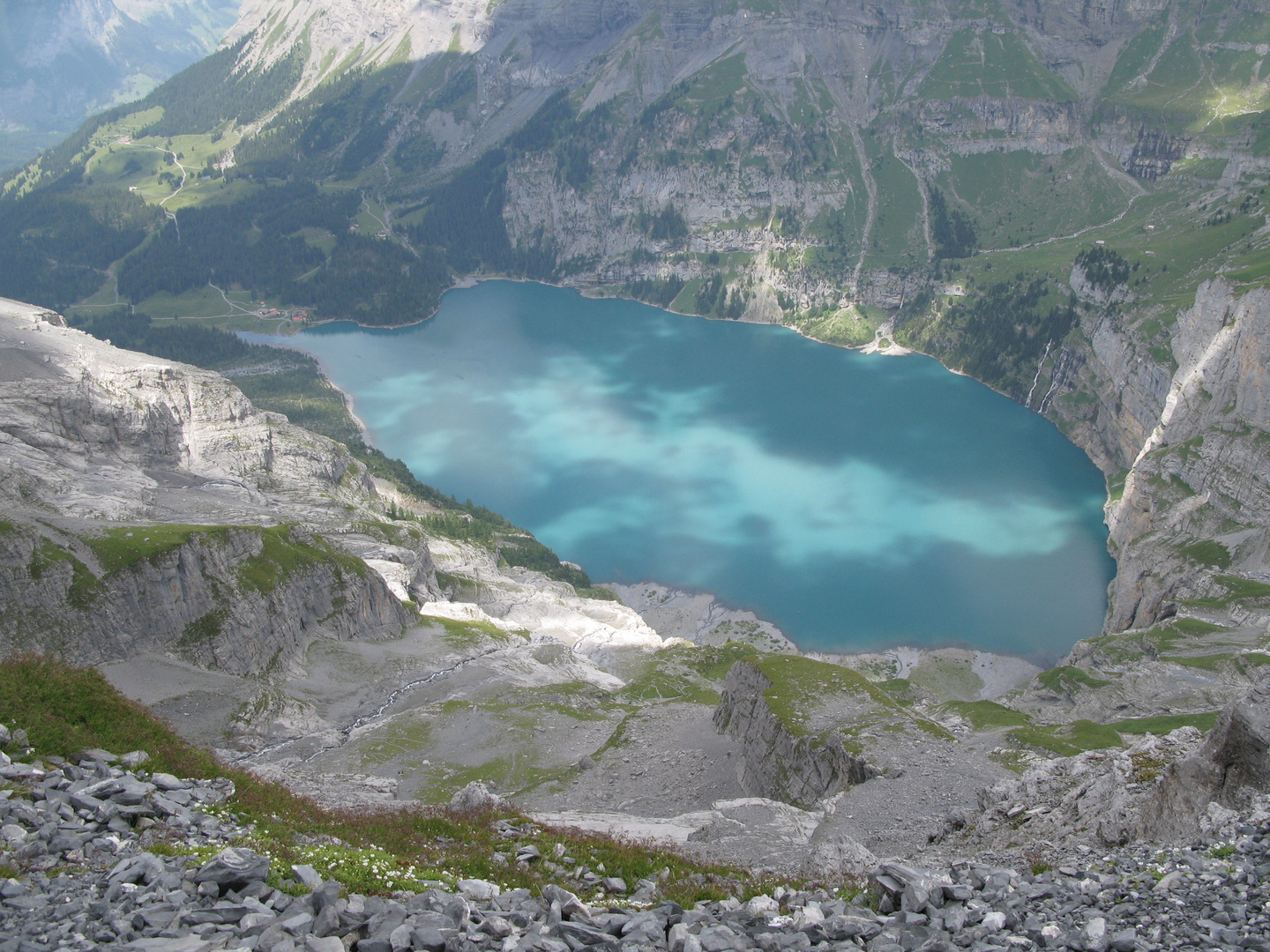 Blick auf den Oeschinensee