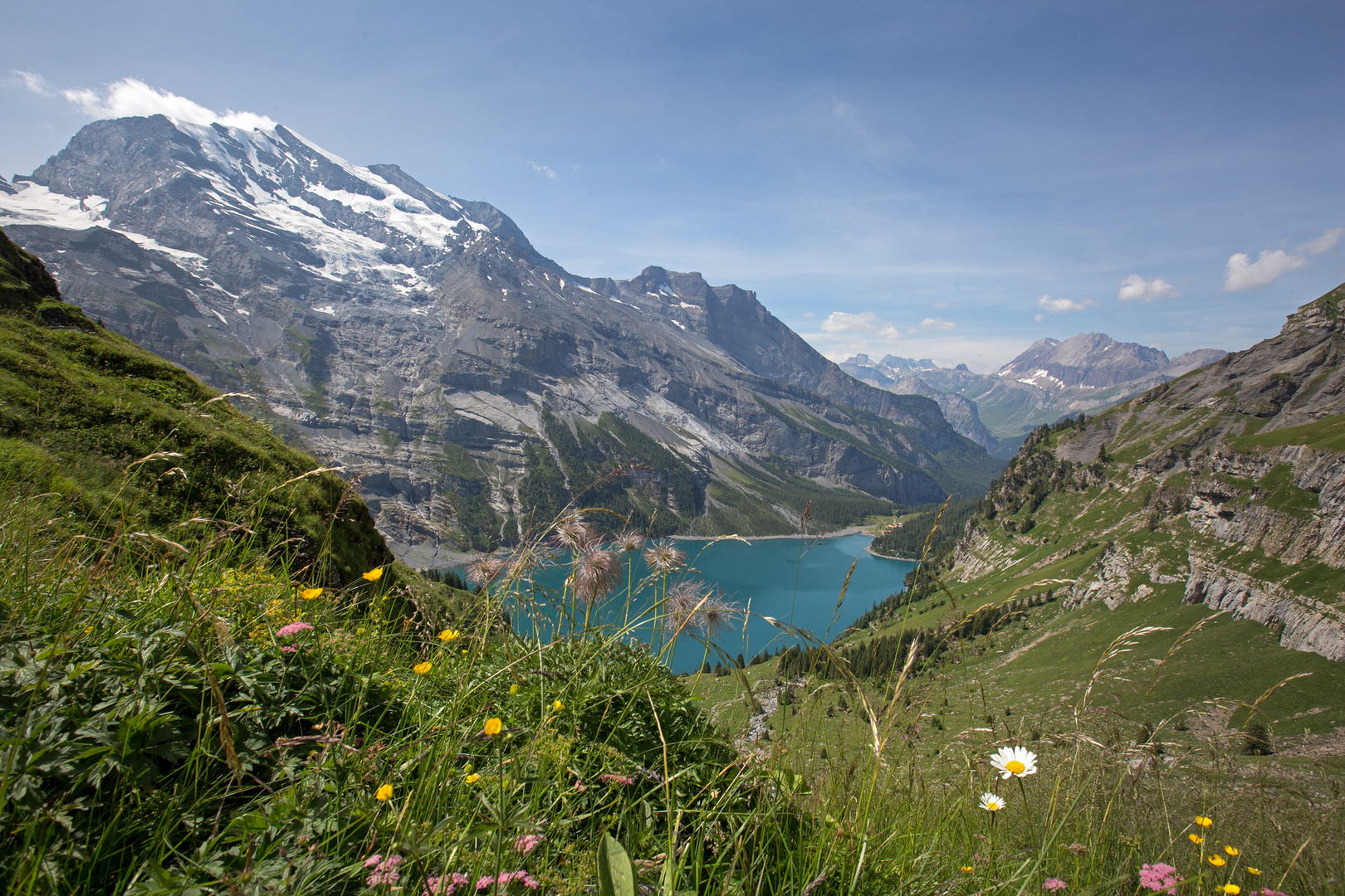 Blick auf den Oeschinensee