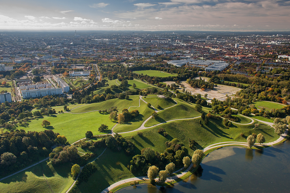 Blick auf den Olympiaberg