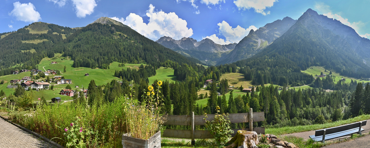 Blick auf den Ortsteil Höfle