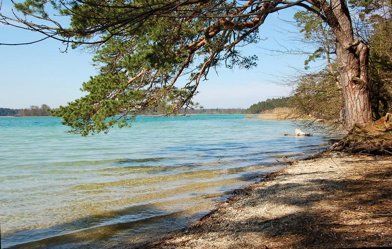 Blick auf den Ostersee