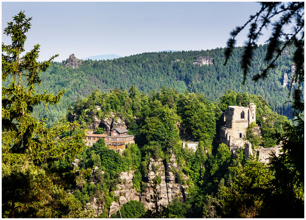 Blick auf den Oybin