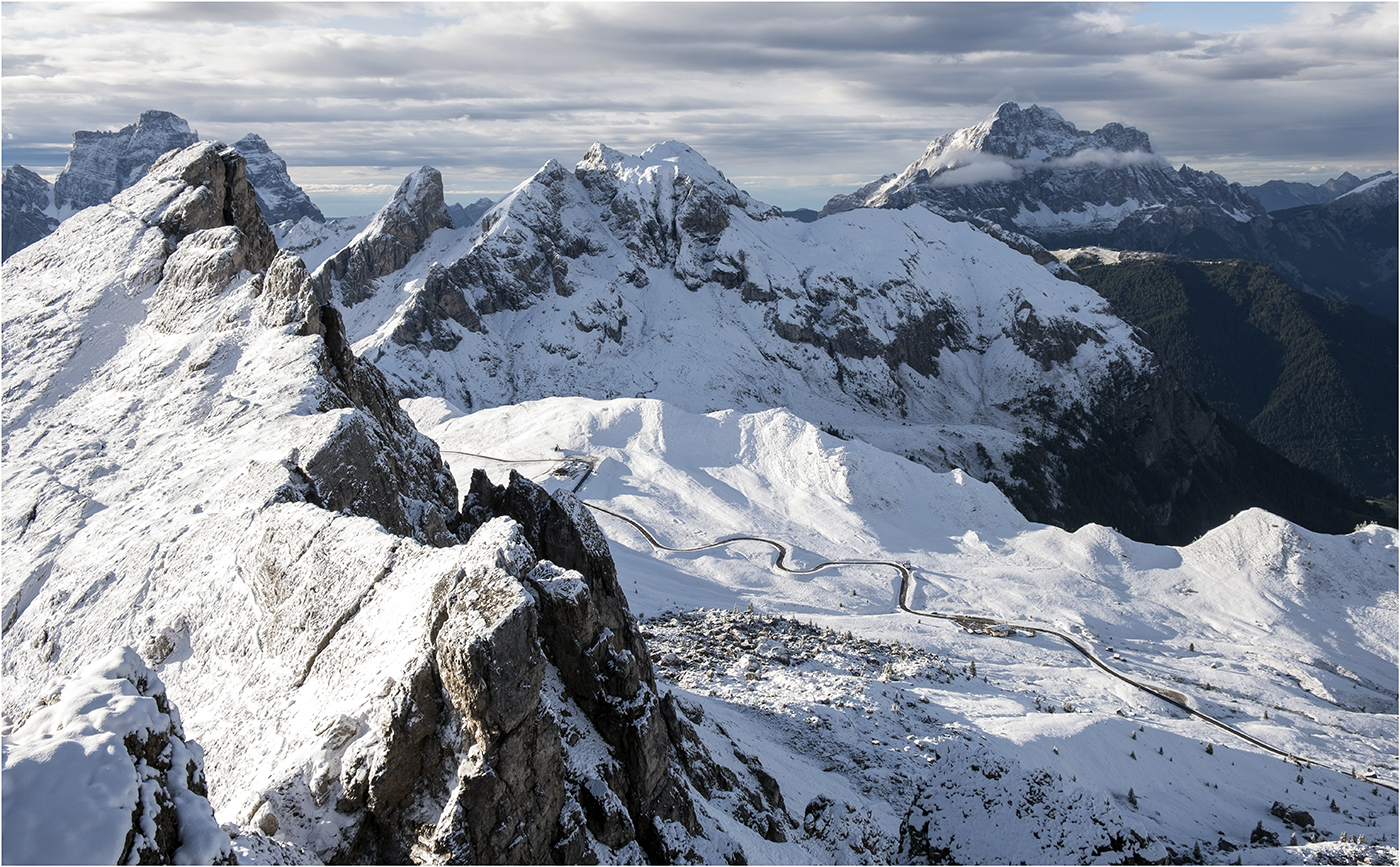 Blick auf den Passo di Giau