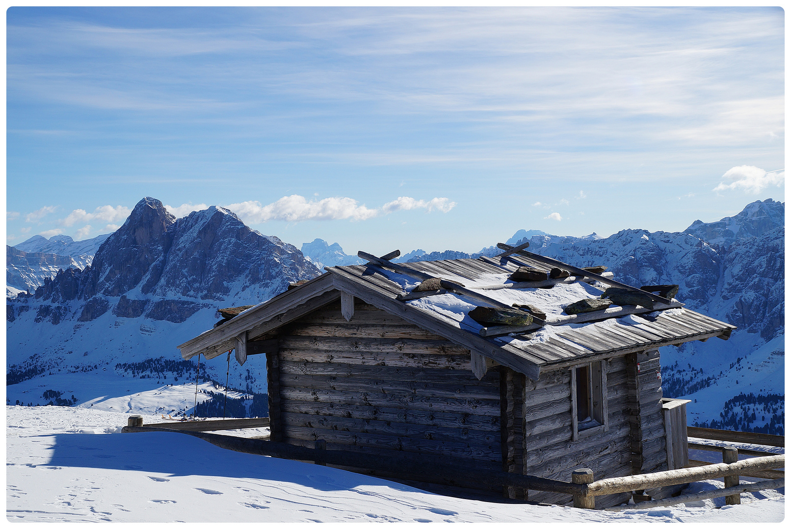 Blick auf den Peitlerkofel