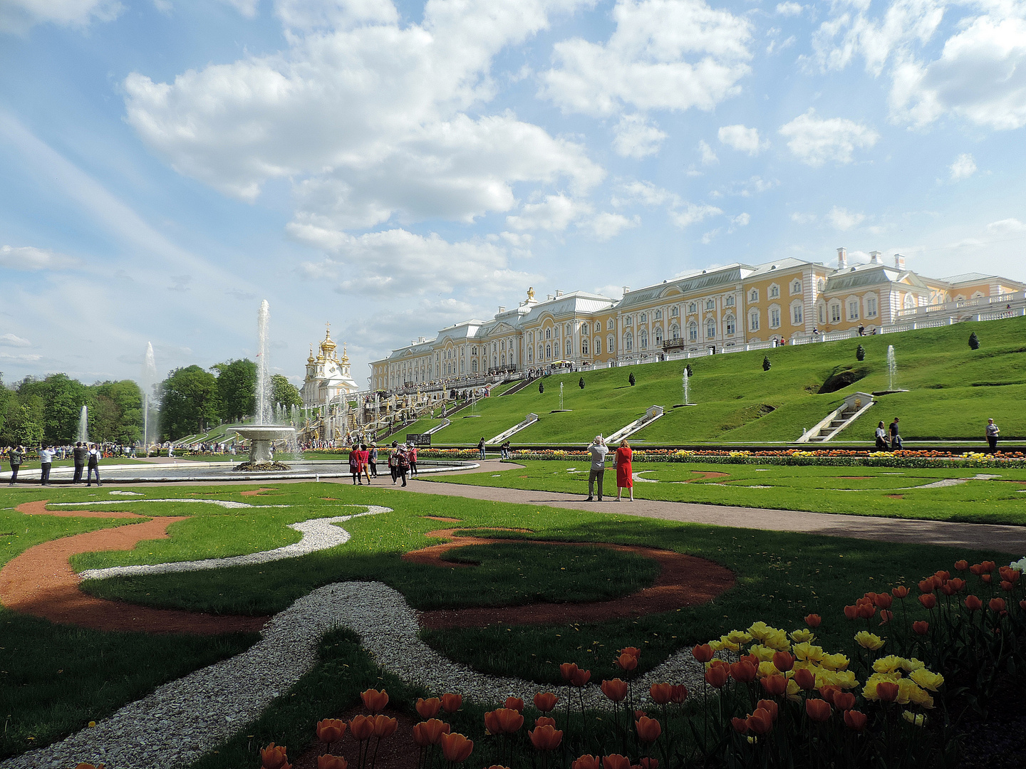 Blick auf den Peterhof