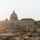 Blick auf den Petersdom in Rom